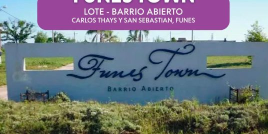 Terreno en  venta Funes Town